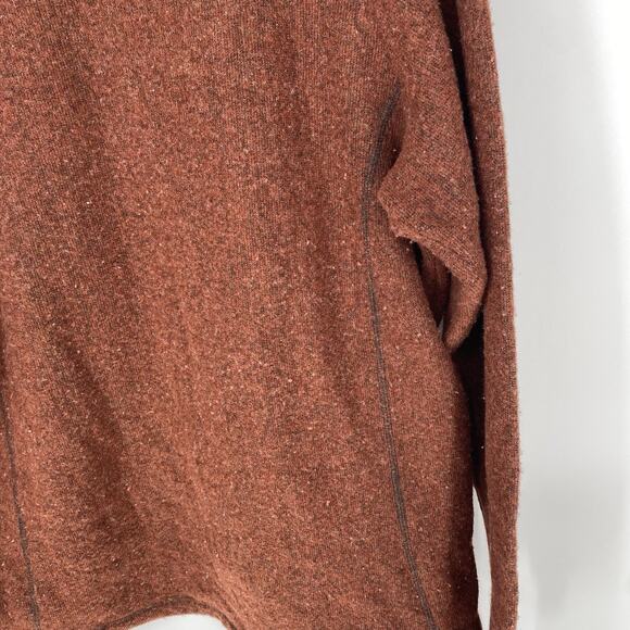 Marmot Fleece Full Zip Jacket Rust Red Men's Size L - Picture 7 of 9